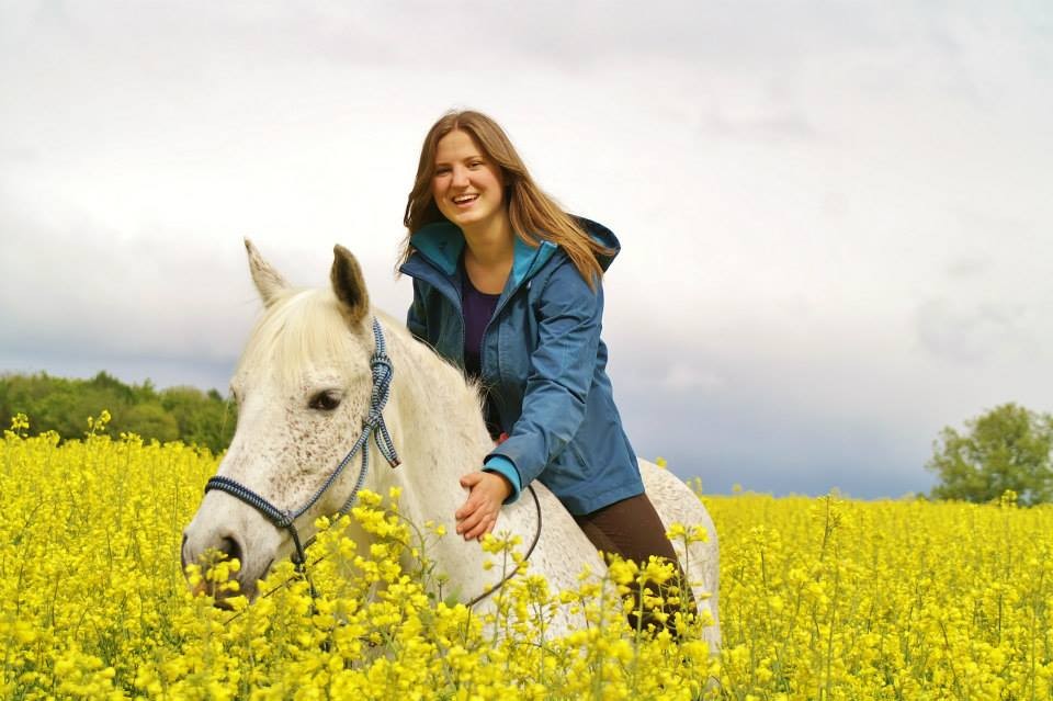 Tabea und Venga im Rapsfeld © Helfensteinhof Weiler o.H.