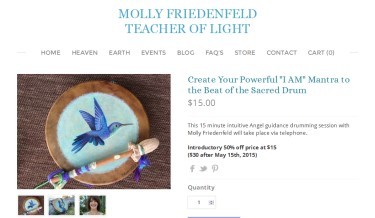 Healer / Teacher Molly Friedenfeld's Hummingbird Drum