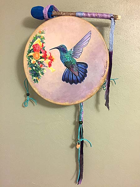hummingbird drum from thunder valley drums and shaman drums and more