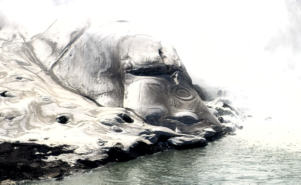 The Beauty of Pollution, Crop Circles on the Rocks of Niagara Falls: Ice Shield Sediment