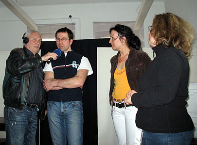 Im Studio beim MDR