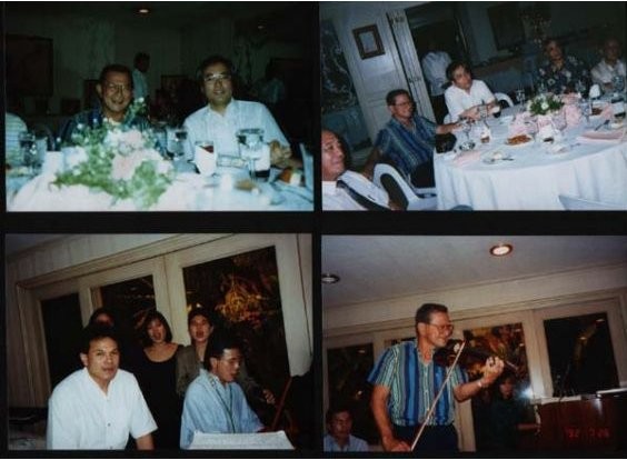 1992, in the Philippines, a party at then Vice President Laurel's residence