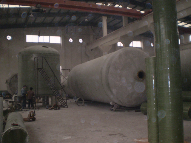 浄水用大型タンク製造技術視察　 Inspection tour of manufacturing technology for large tanks for water purification
