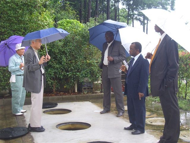 2008 浄水技術の説明　アフリカ諸国大使