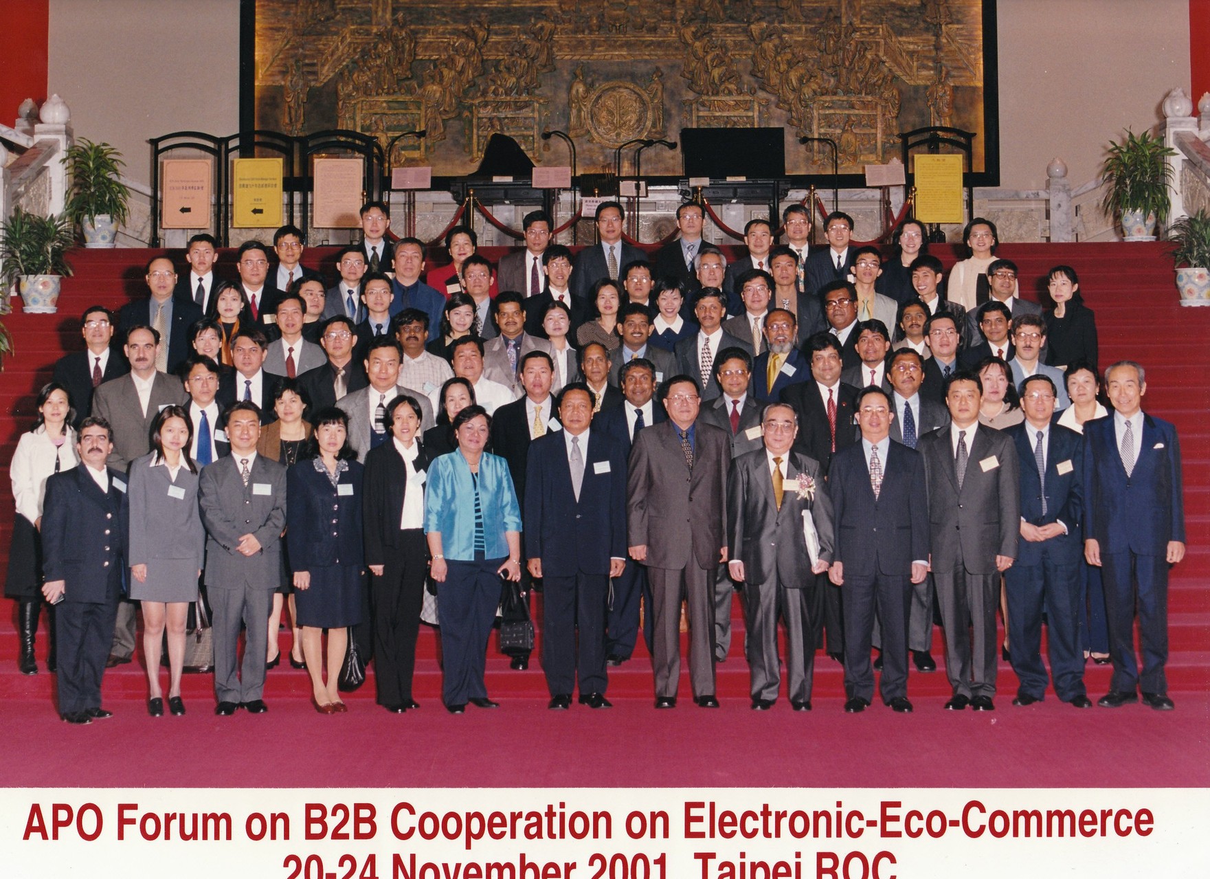 2001, APO International forum in Taiwan representing Japan at the meeting