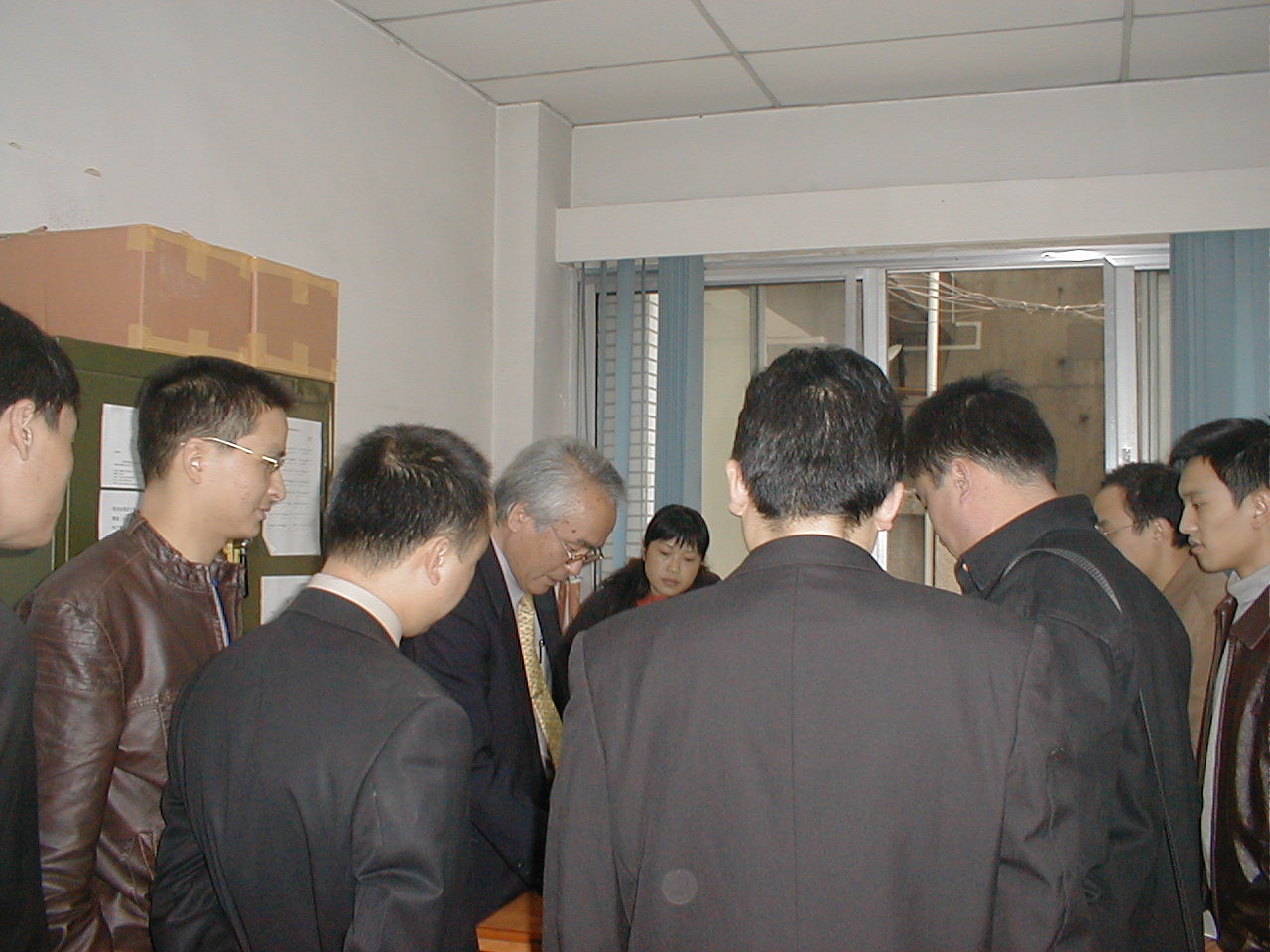 2004, Visit to Sichuan province to introduce the electricity saving technology of my own