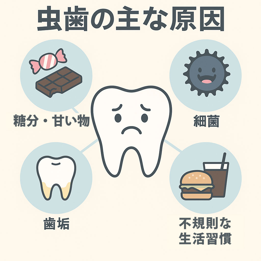 虫歯の原因とは？｜虫歯ができる仕組みと予防法