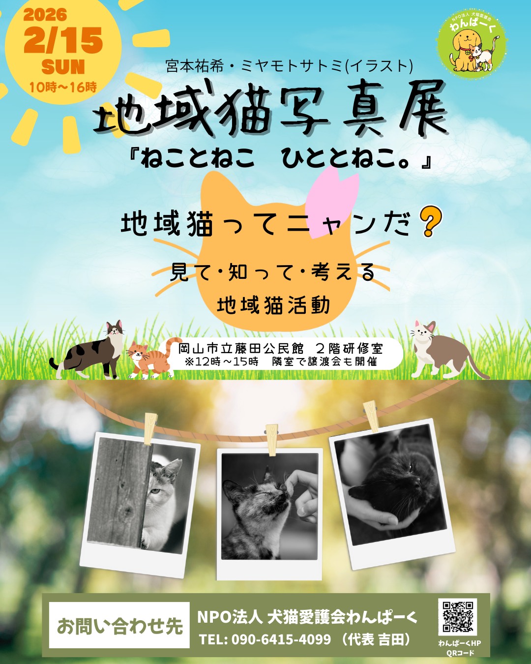 地域猫写真展「ねことねこ　ひととねこ」
