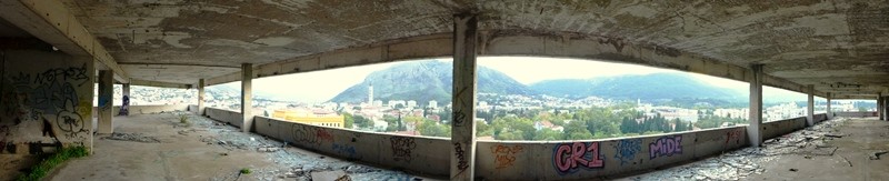 Heute treffen sich hier Jugendliche und nutzen die freien Flächen für Ihre Zwecke, auch wenn das der Stadt nicht wirklich gefällt. 