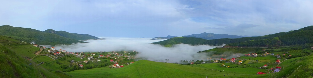 above the clouds