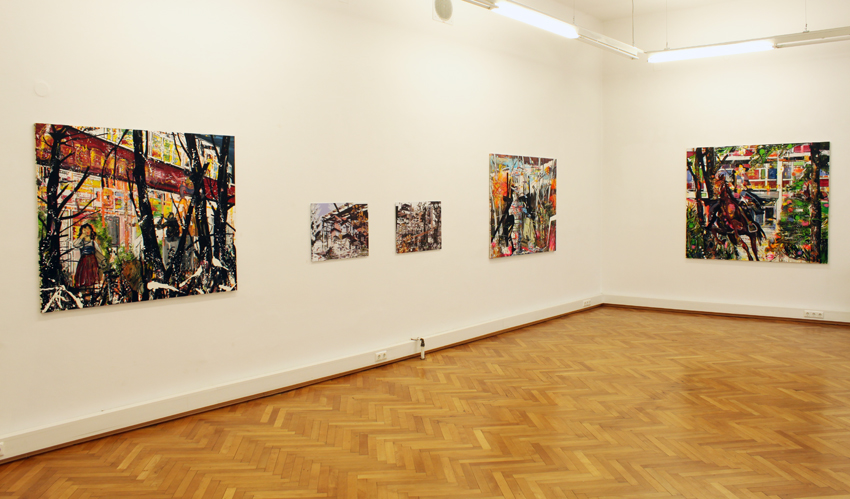 Oliver Kropf, Ausstellungsanischt, Brunnhofer Galerie, 2010