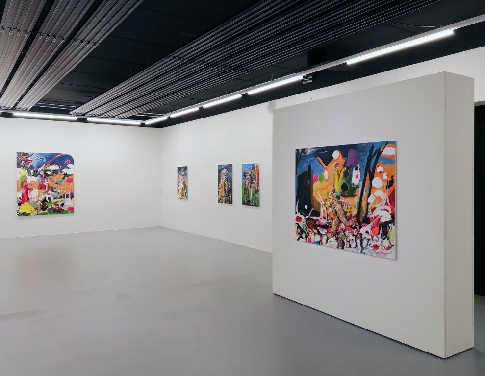 Oliver Kropf, Ausstellungsanischt, Brunnhofer Galerie, 2020