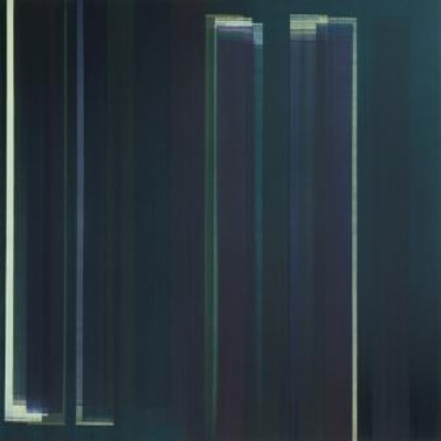 Elisabeth Sonneck, antiphon Schwarzlicht3 / 3 – Öl auf Leinwand, 145 x 145 cm, 2011-12