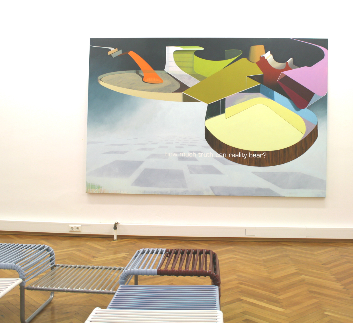 "Visioning", Lucia Dellefant, Ausstellungsansicht Brunnhofer Galerie, 2009