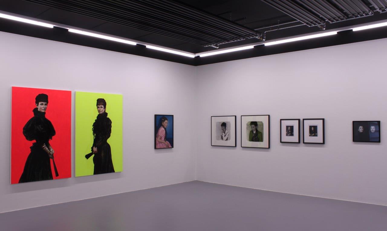 Irene Andessner, Collaborations I.A., Ausstellungsansicht Brunnhofer Galerie, 2018
