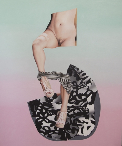 Jennifer Nehrbass, "Aphrodite", Öl auf Leinwand, 122x102 cm, 2015