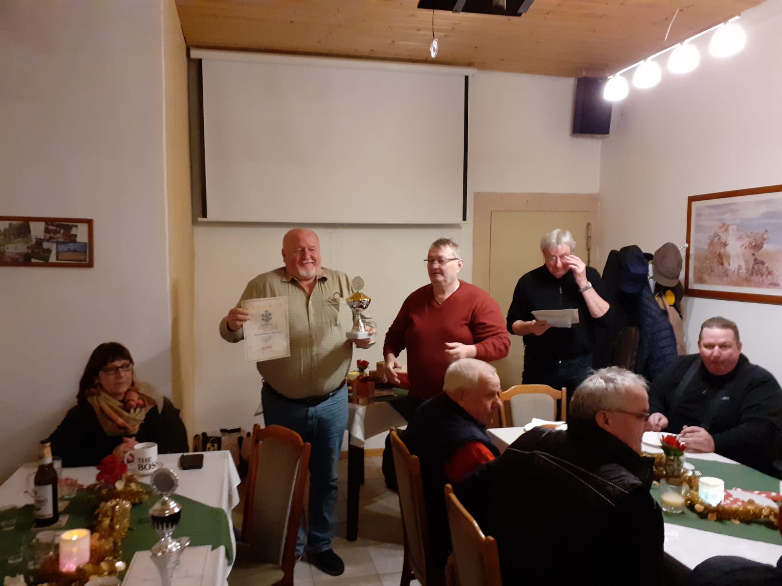 Klaus schaffte 115 Ringe, Zweiter