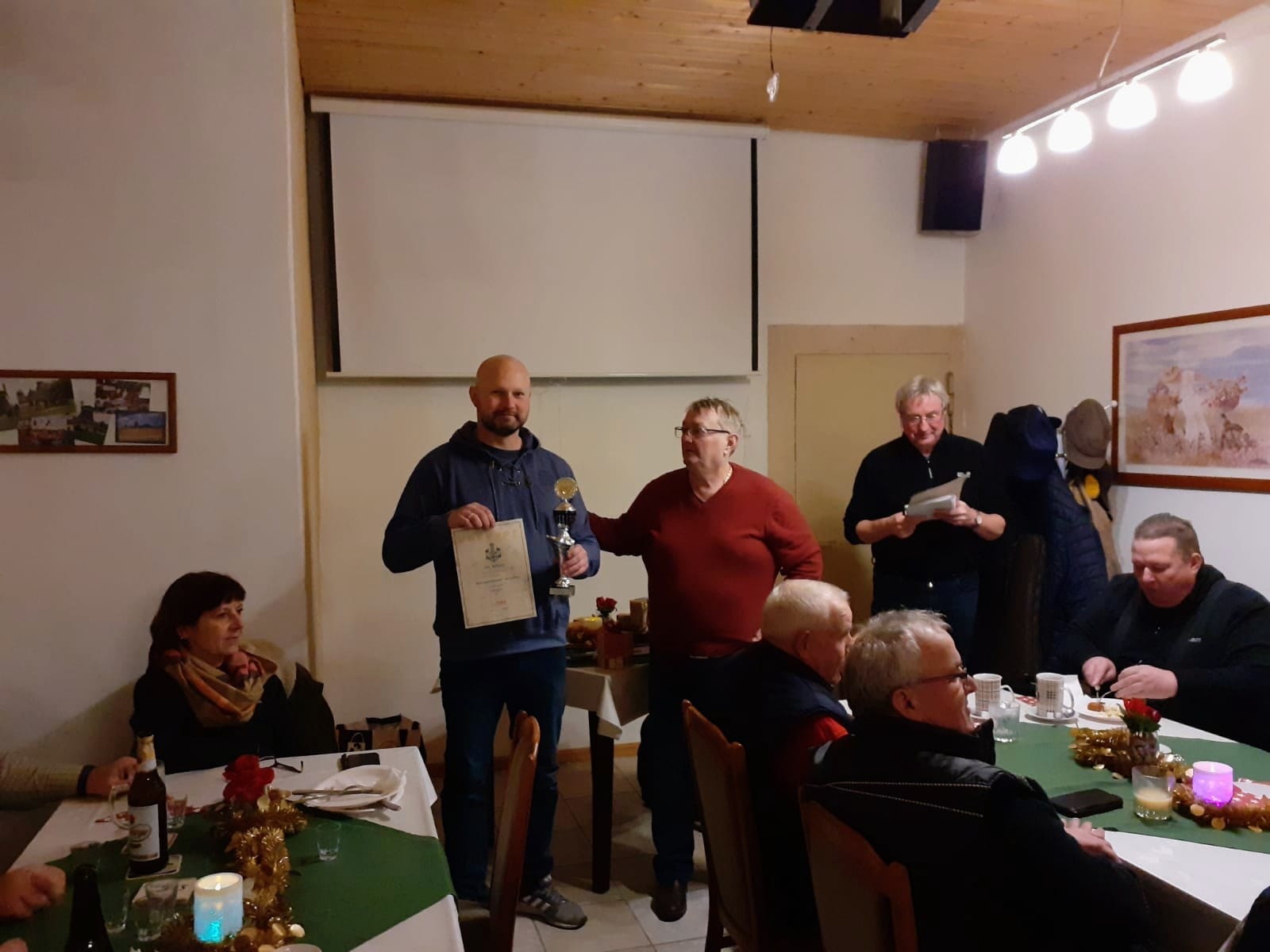 Markus mit 123 Ringen Erster beim Weihnachtspokal