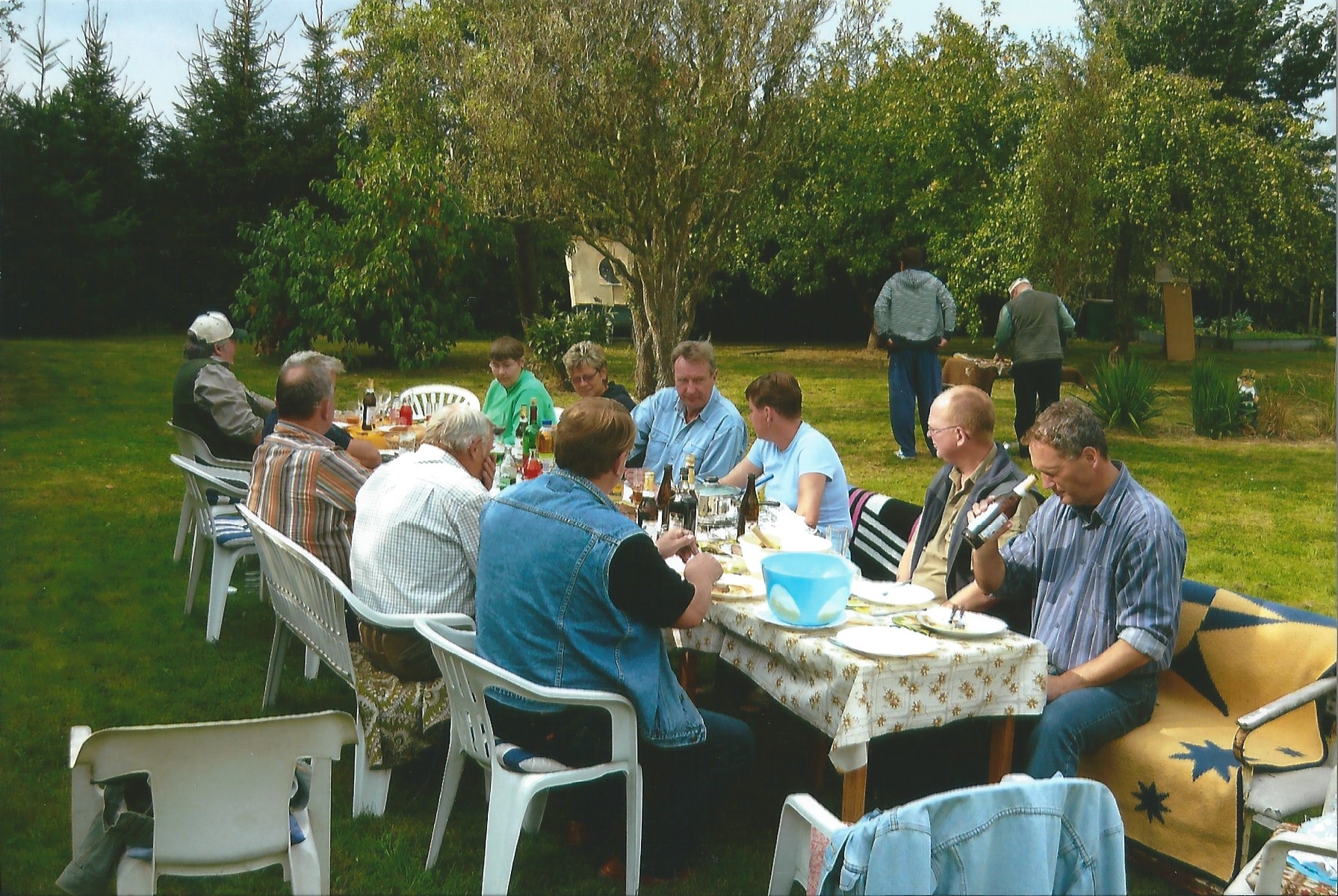 Bei Roland im Garten