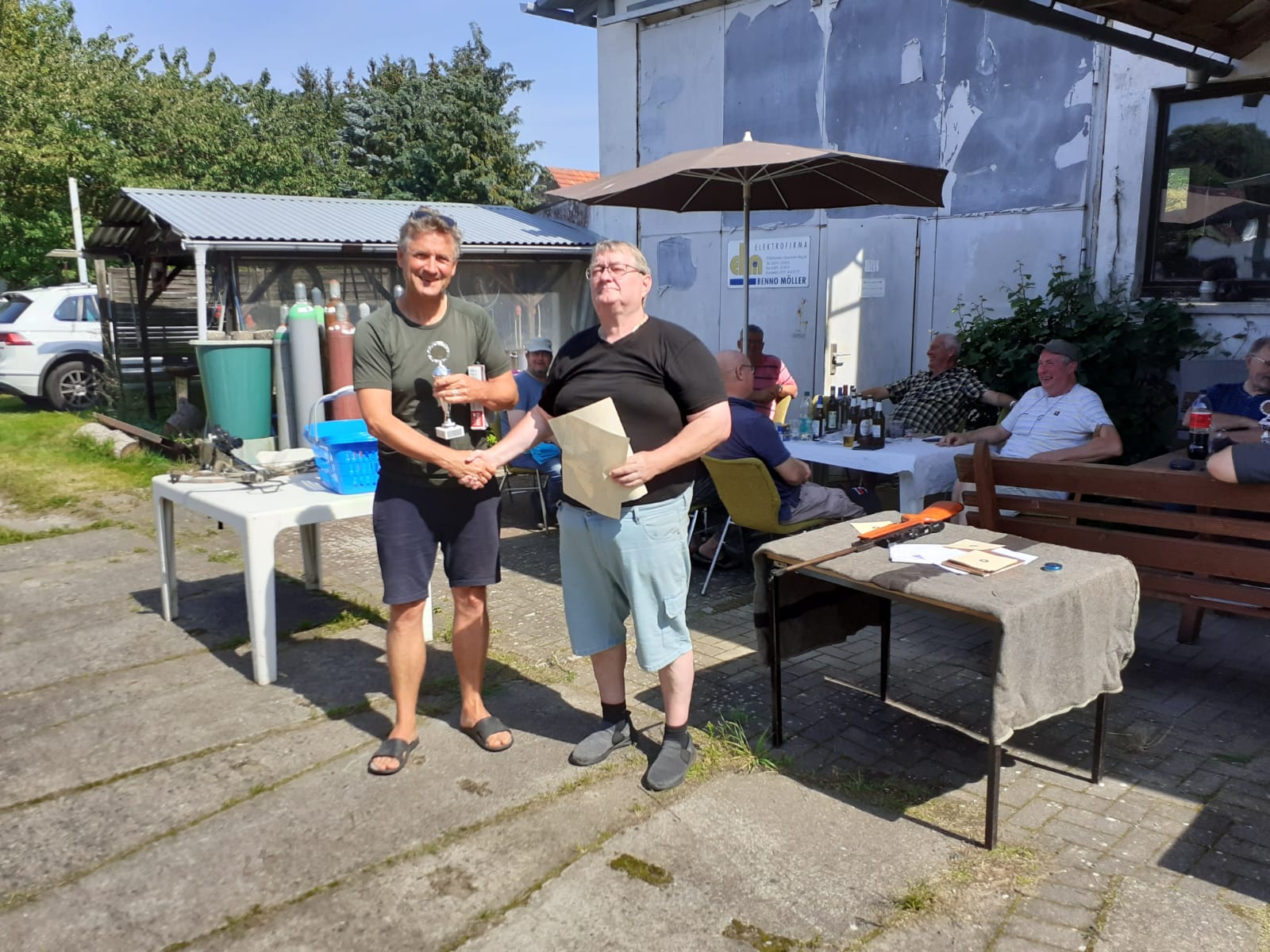 Nach dem Stechen 2. Platz für Jan