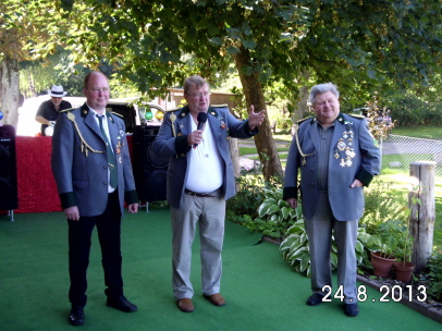 Roland, Egon und Karl-Ernst v.l.
