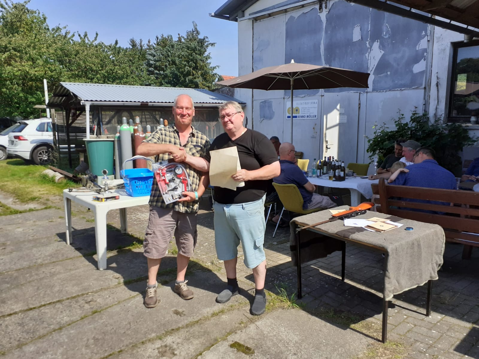 Bernd mit 114 Ringe - 4. Platz!