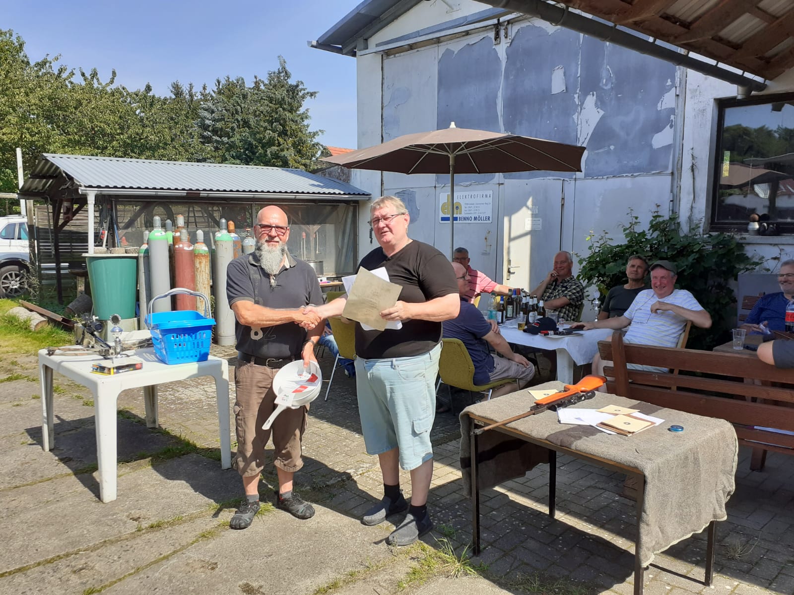 Ingo mit 111 Ringen 6. Platz
