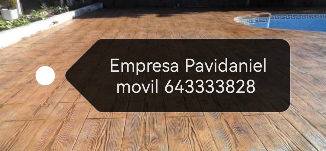 Hormigon Impreso en Valdemorillo 2025 Pavidaniel