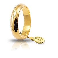 Fede Unoaerre Classica Oro Giallo Gr. 7 mm 4,5 Referenza: 70AFN1