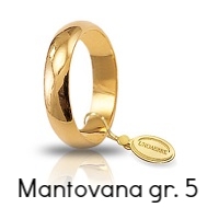 Fedi Nuziali classica Mantovana 5 grammi