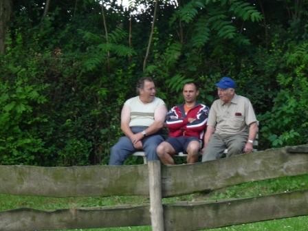 Peter, Ingo, Dieter fachsimpeln