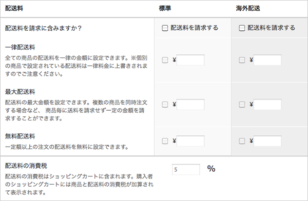 配送料