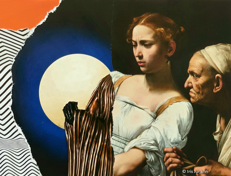 Plenlumo, Papiercollage, 2022, sold / verkauft