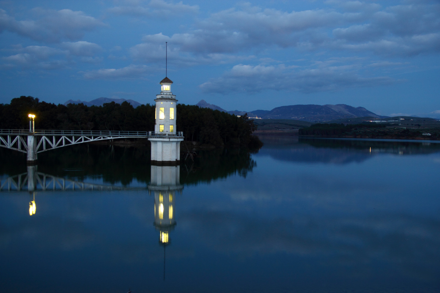 "The Tower by Night" - Pantano de Cubillas, Granada - L07792