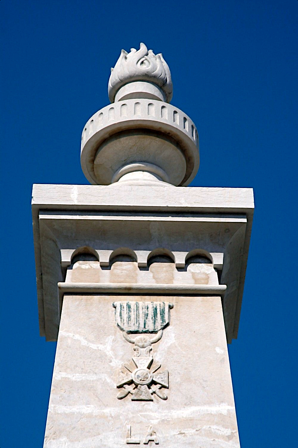 Détail du Monument aux Morts d'Aranc