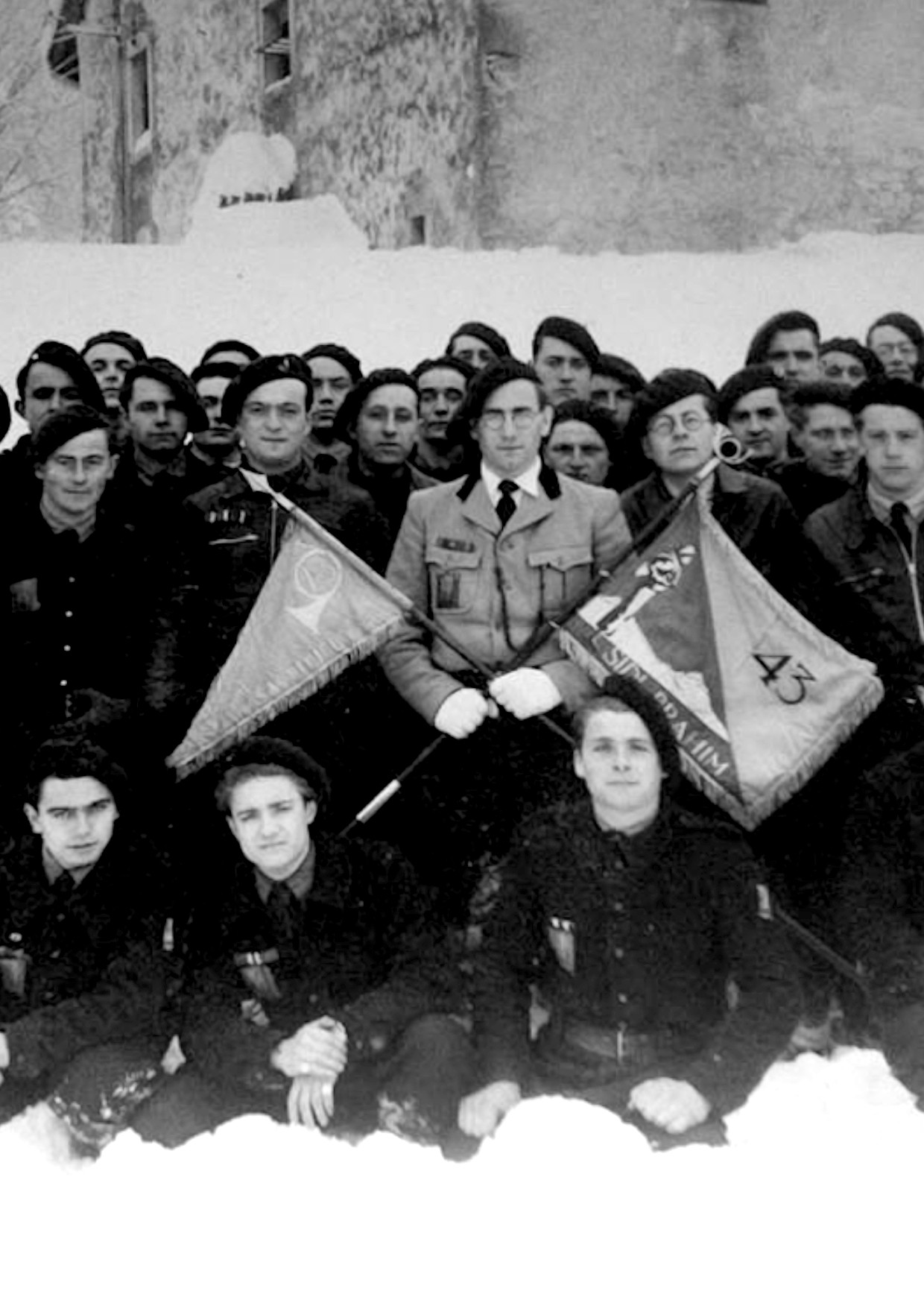 Les compagnons du groupement Sidi Brahim en 1942 © site Les CJF 1940-1944. Photographie Angélique Lehmann