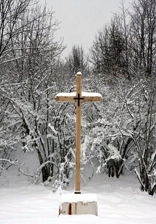 Croix de Corcelles au col de Pisseloup