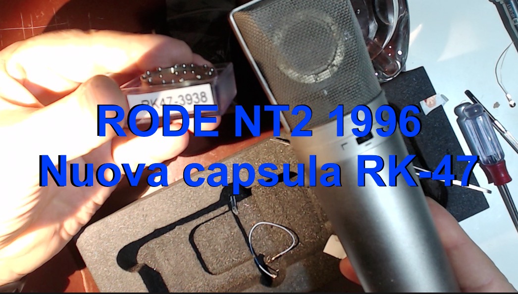 RØDE NT2 1996 vintage mic Modificato RK47