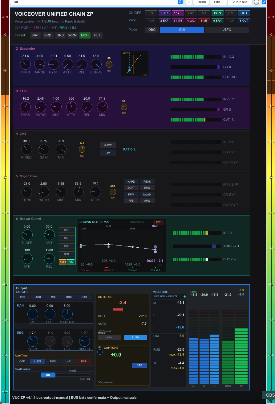 ZP Voiceover Unified Chain - la catena di controllo dinamico per il VoiceOver