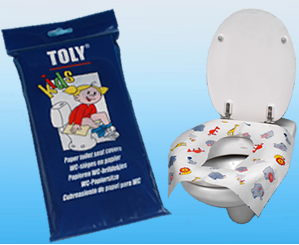Toly paper toilet seat coverss for kids