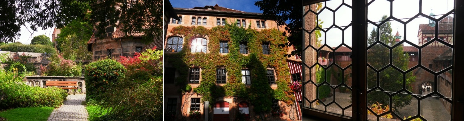 Die Kaiserburg – Burgarten, Fassade, Innenhof