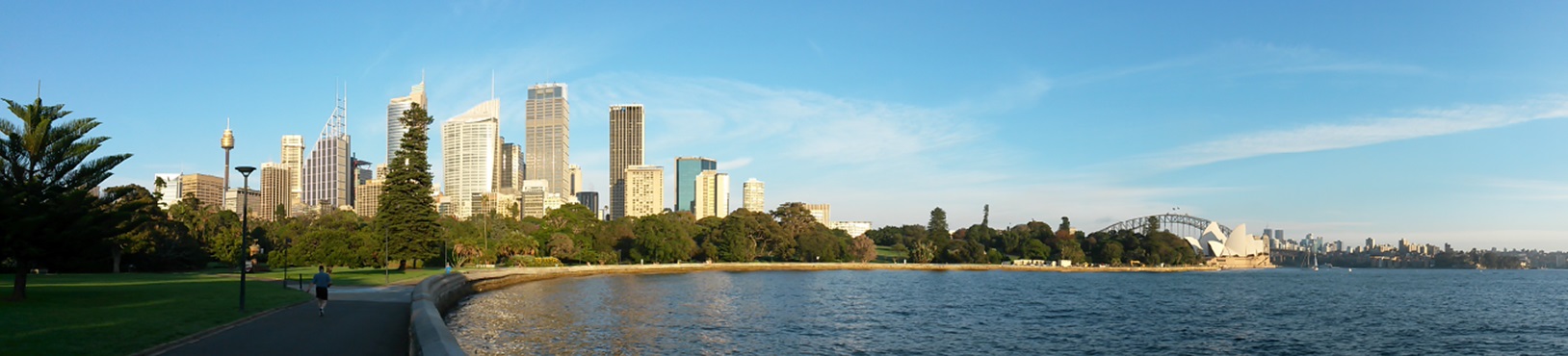 Sydney: Skyline am Royalen Botanischen Garten