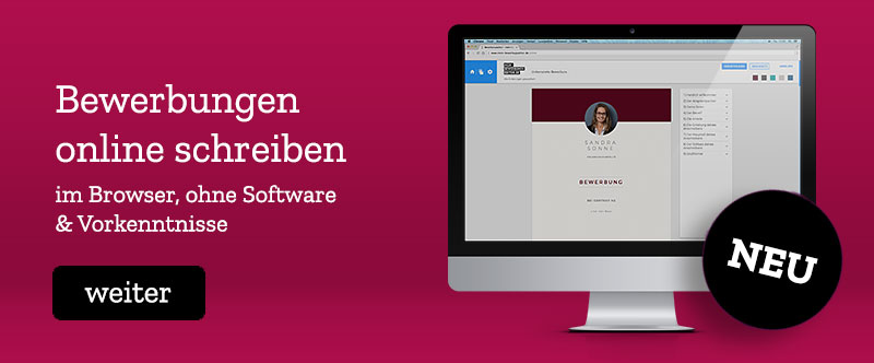 Bewerbungseditor Meine Bewerbungsvorlage