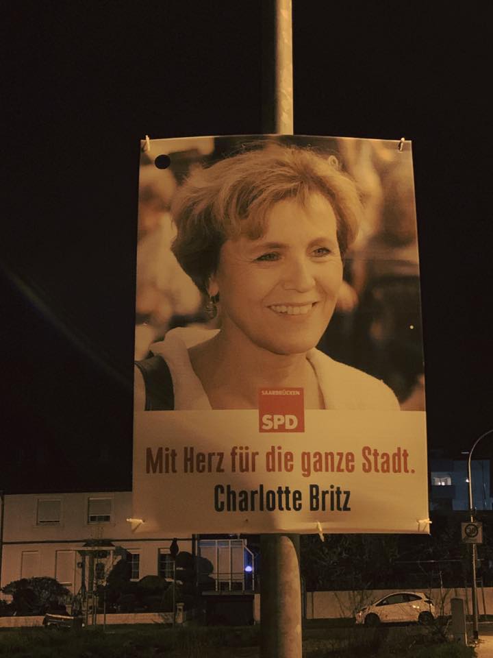 Plakate haben wir natürlich auch aufgehängt.