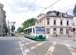 Tram-train de Zwickau (Saxe) à Kraslice en République tchèque (véhicule diesel)
