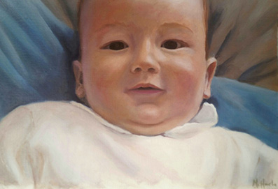 Guillermo. Óleo sobre papel preparado. 21x30cm