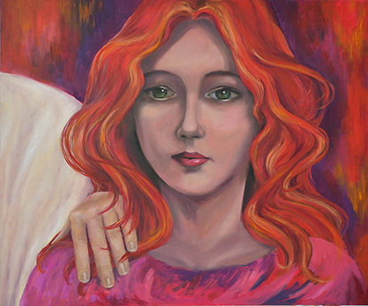 Santa María Magdalena. Óleo sobre tabla. 50x60cm. Obra original.