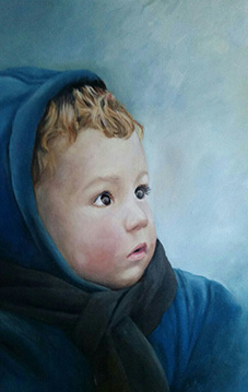 Adrián. Óleo sobre lienzo. 40x50cm