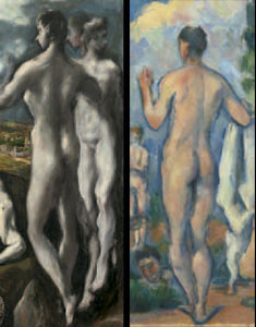 La matriz bizantina del arte cretense la simplificó Cézanne y otros artistas postimpresionistas.Incluso la supuesta torpeza de la figura humana de Cézanne advertía su vínculo con el Greco.