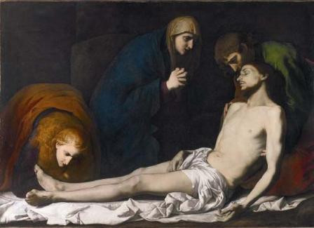 Lamentaciones sobre el cuerpo de Cristo muerto,1620-23,Londres,National Gallery.